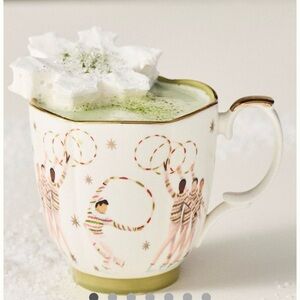 Anthropologie nyc ballet nutcracker collection Mug with plate